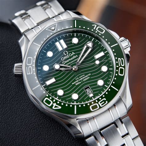 omega seamaster 300 m green|omega seamaster diver 300m 44mm.